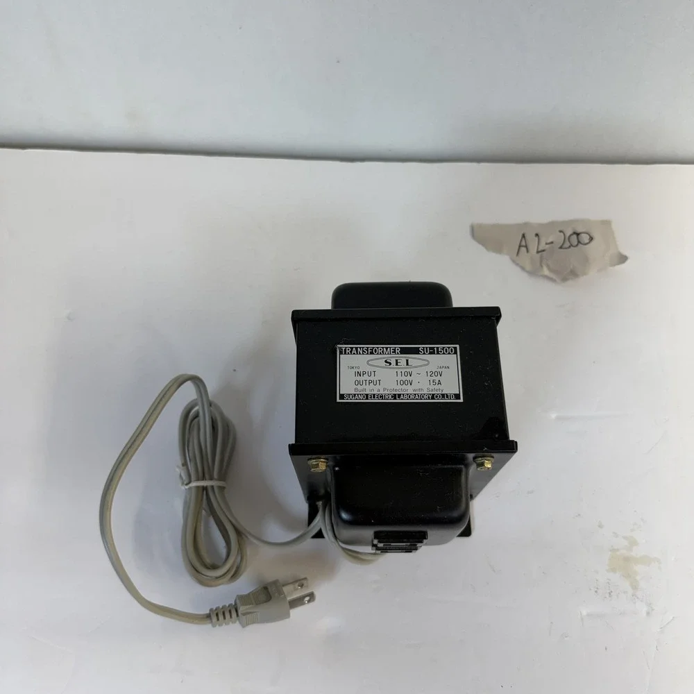 S.E.L. SU-1500 Step-Down Transformer 110V-120V to 100V 15A Japan Import A2-200